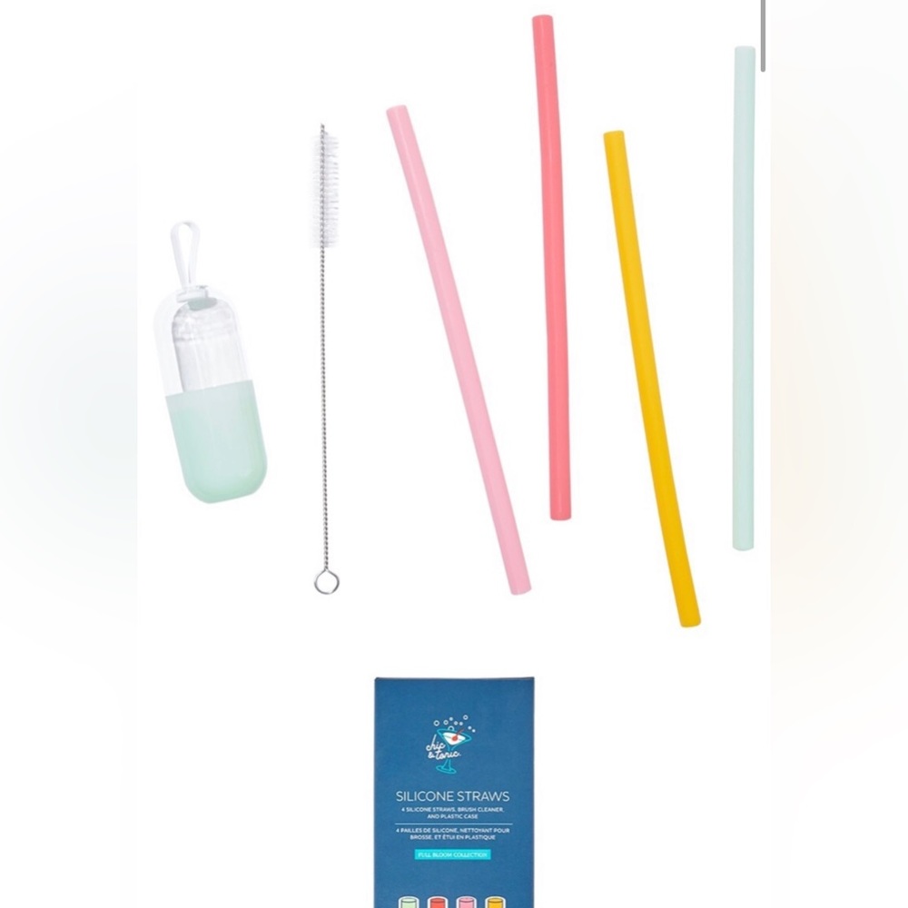 $10 ADD ON NWT Chic &‎ Tonic Silicone Straws